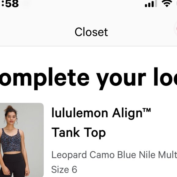 lululemon Align Tank Top - Picture 3 of 3